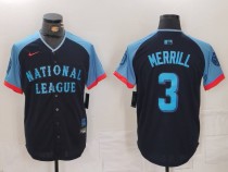 MLB San Diego Padres #3 Merrill 2024 All-Star Stitched Jersey