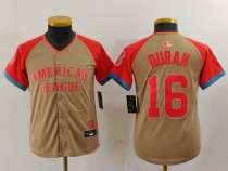 Youth Boston Red Sox #16 Jarren Duran 2024 All-Star Stitched Jersey