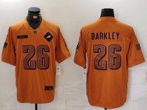 Men's Philadelphia Eagles #26 Saquon Barkley 2023 Brown Salute To Service Limited Jersey