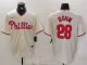 MLB Philadelphia Phillies #28 Bohm Cream Home Stitched Jersey