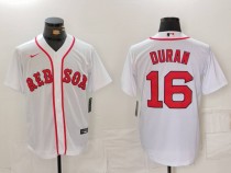 Men's Boston Red Sox #16 Jarren Duran Grey Game Nike Stitched Jersey