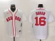 Men's Boston Red Sox #16 Jarren Duran Grey Game Nike Stitched Jersey