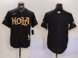 Men's New Orleans Saints Blank Black Baseball Jersey