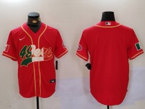 Men's San Francisco 49ers Blank Red Baseball Nike Jersey