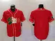 Men's San Francisco 49ers Blank Red Baseball Nike Jersey