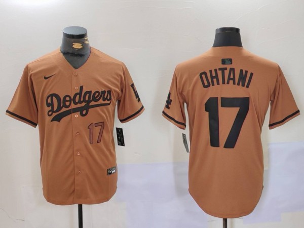 Los Angeles Dodgers #17 Ohtani Cool Base Stitched Baseball Jersey