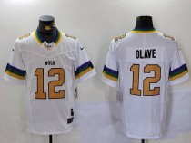 Men's New Orleans Saints #12 Chris Olave White 2023 F.U.S.E. 1987 Legacy Vapor Limited Jersey