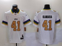 Men's New Orleans Saints #41 Alvin Kamara White 2023 F.U.S.E. 1987 Legacy Vapor Limited Jersey