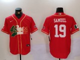 Men's San Francisco 49ers #19 Deebo Samuel Red Baseball Nike Jersey