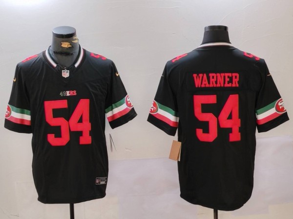 Men's San Francisco 49ers #54 Fred Warner Black F.U.S.E. Mexico Vapor Limited Jersey