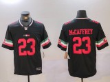 Men's San Francisco 49ers #23 Christian McCaffrey Black F.U.S.E. Mexico Vapor Limited Jersey