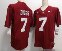 Men's Alabama Crimson Tide #7 Trevon Diggs Red F.U.S.E. Stitched Football Jersey