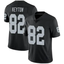 Youth Las Vegas Raiders #82 Ramel Keyton Black Vapor Limited Stitched Jersey