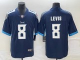 Men's Tennessee Titans #8 Will Levis Navy  2024 F.U.S.E. Vapor Limited Jersey