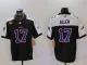 Men's Buffalo Bills #17 Josh Allen  Black F.U.S.E. With 4-Star C Patch Special Vapor Limited Jersey