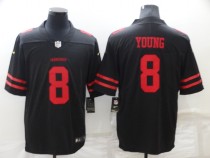 Men's San Francisco 49ers #8 Young Black Vapor Untouchable Limited Jersey