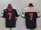 Men's Houston Texans #7 C.J. Stroud Navy/White Gold 2024 F.U.S.E. With 1-Star C Patch Jersey