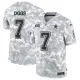 Men's Dallas Cowboys #7 Trevon Diggs Arctic Camo 2024 F.U.S.E. Salute to Service Jersey