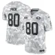 Men's San Francisco 49ers #80 Jerry Rice Arctic Camo 2024 F.U.S.E. Salute to Service Jersey