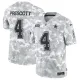 Men's Dallas Cowboys #4 Dak Prescott Arctic Camo 2024 F.U.S.E. Salute to Service Jersey