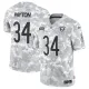 Men's Chicago Bears #34 Walter Payton Arctic Camo 2024 F.U.S.E. Salute to Service Jersey