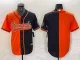 Men's Cincinnati Bengals Blank Split Baseball Jersey