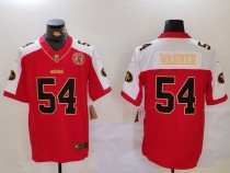 Men's San Francisco 49ers #54 Fred Warner Red F.U.S.E. Golden Gate Bridge With 3-Star Patch Jersey