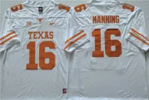 Men's Texas Longhorns #16 Arch Manning White Stitched Jersey