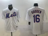 MLB New York Mets #16 Gooden White Nike Game Jersey