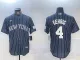 Men's New York Yankees #4 Lou Gehrig White Cool Base Stitched Baseball Jersey