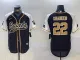 Men's New Orleans Saints #32 Tyrann Mathieu Black Baseball Jersey
