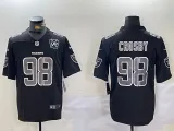Men's Las Vegas Raiders #98 Maxx Crosby Black Fashion Limited Jersey