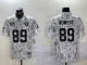 Men's Las Vegas Raiders #89 Brock Bowers Arctic Camo 2024 F.U.S.E. Salute to Service Jersey