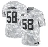 Men's Kansas City Chiefs #58 Derrick Thomas Arctic Camo 2024 F.U.S.E. Salute to Service Jersey