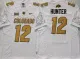 Men's Colorado Buffaloes #12 Travis Hunter White 2024 F.U.S.E. With Big 12 XII Patch Stitched Jersey