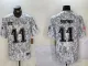 Men's Philadelphia Eagles #11 A. J. Brown Arctic Camo 2024 F.U.S.E. Salute to Service Jersey