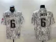 Men's Philadelphia Eagles #6 DeVonta Smith Arctic Camo 2024 F.U.S.E. Salute to Service Jersey