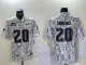 Men's Philadelphia Eagles #20 Brian Dawkins Arctic Camo 2024 F.U.S.E. Salute to Service Jersey