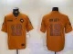 Men's Tampa Bay Buccaneers #12 Tom Brady 2023 Brown Salute To Service Limited Jersey