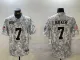 Men’s Kansas City Chiefs #7 Butker Arctic Camo 2024 F.U.S.E. Salute to Service Jersey