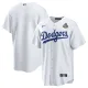 Men's Los Angeles Dodgers Blank White 2024 World Series Jersey