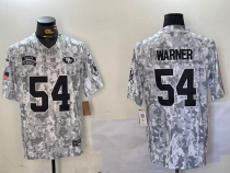 Men's San Francisco 49ers #54 Fred Warner Arctic Camo 2024 F.U.S.E. Salute to Service Jersey