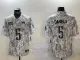 Men's Washington Commanders #5 Jayden Daniels Arctic Camo 2024 F.U.S.E. Salute to Service Jersey