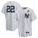 Men's New York Yankees #22 Juan Soto White 2024 World Series Jersey