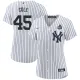 Women's New York Yankees #45 Gerrit Cole White 2024 World Series Baseball Jersey