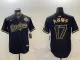 Men's Los Angeles Dodgers #17 大谷翔平 Black/Gold Limited Stitched Jersey