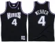 NBA Sacramento Kings #4 Webber Black Throwback jersey