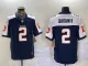 Men's Denver Broncos #2 Pat Surtain II Navy 2024 F.U.S.E. Vapor Limited Stitched Football Jersey