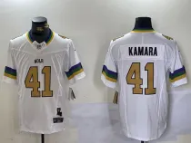 Men's New Orleans Saints #41 Alvin Kamara White 2023 F.U.S.E. 1987 Legacy Vapor Limited Jersey