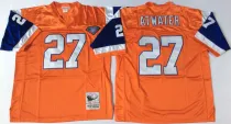 Orange Steve Atwater Broncos Throwback 1994 Mitchell and Ness #27 Jersey